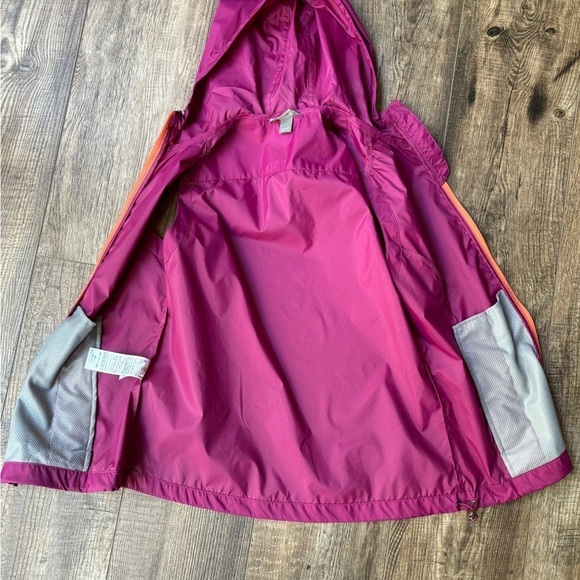 Eddie Bauer Full Zip Vest with Hood Nylon Pink/Orange Women's Size Small - Picture 8 of 11